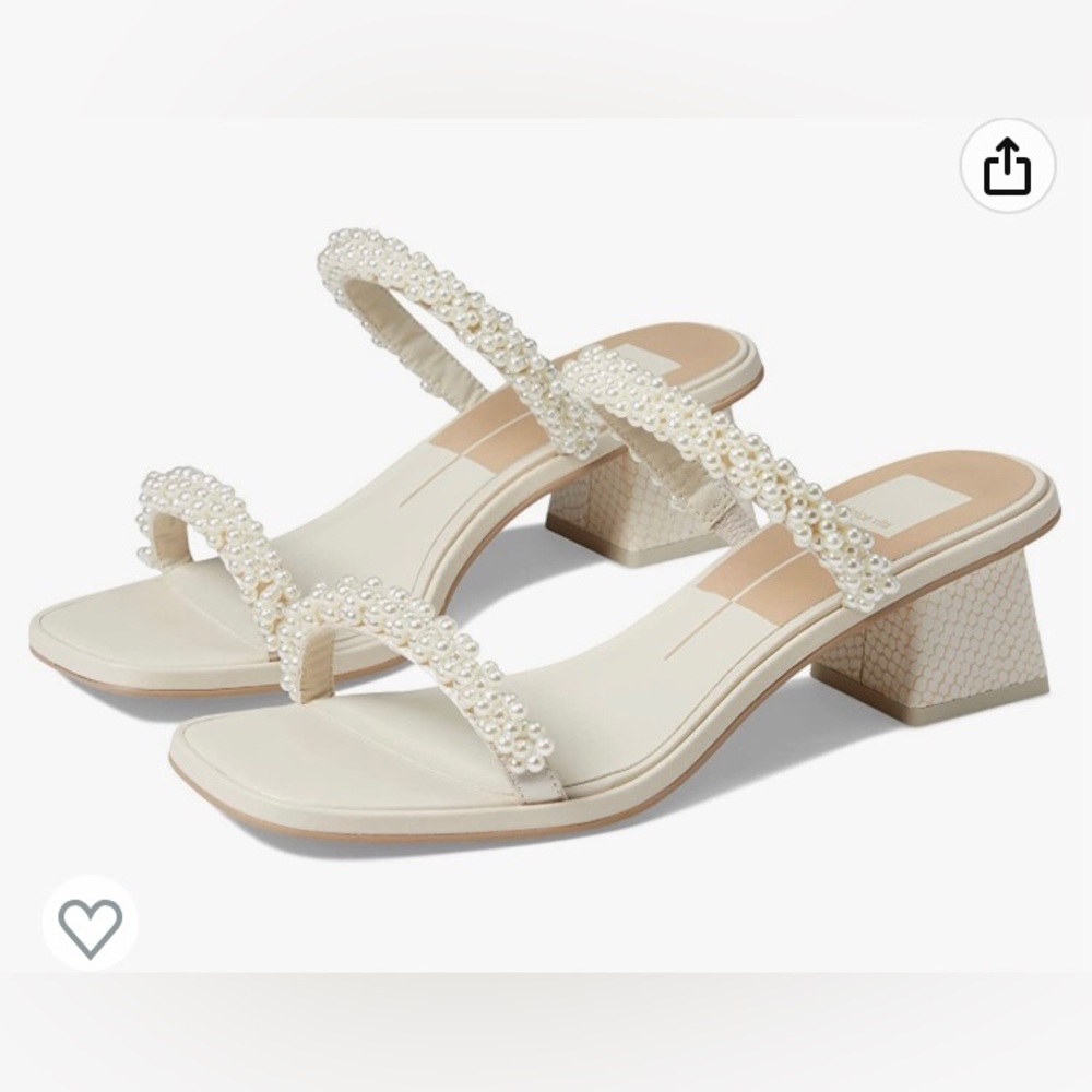 Dolce Vita River Pearl sandals in Vanilla new in box